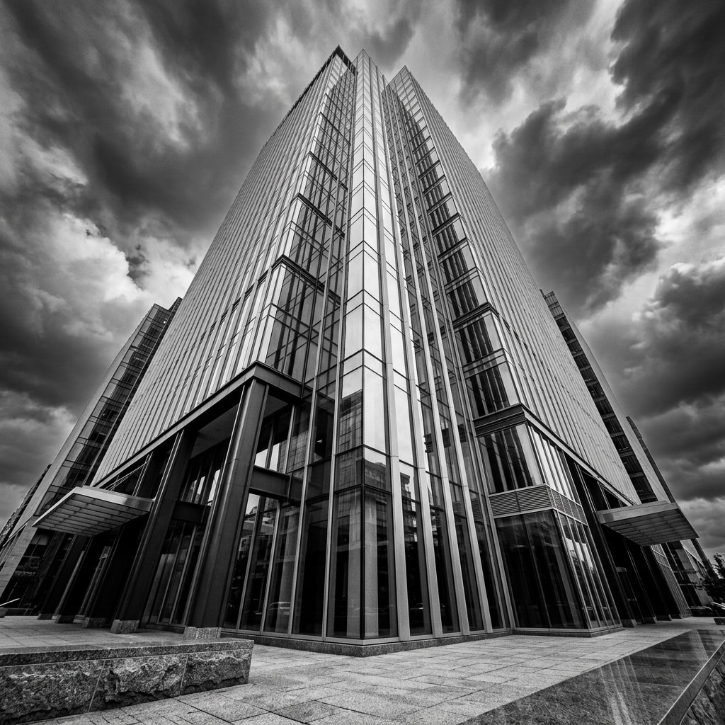 Modern commercial building